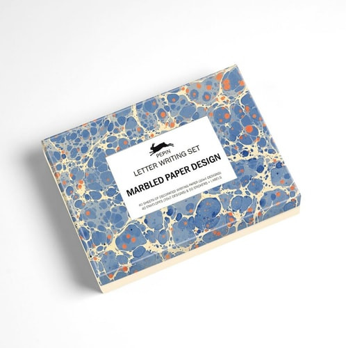 Marbled Paper Design Letter Writing Set