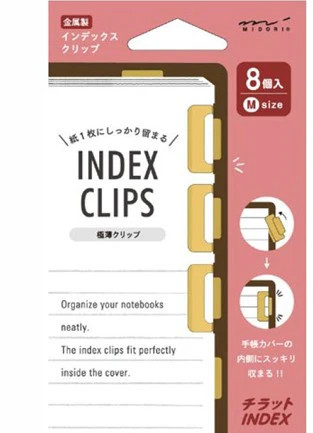 Index Clip Chiratto Brass