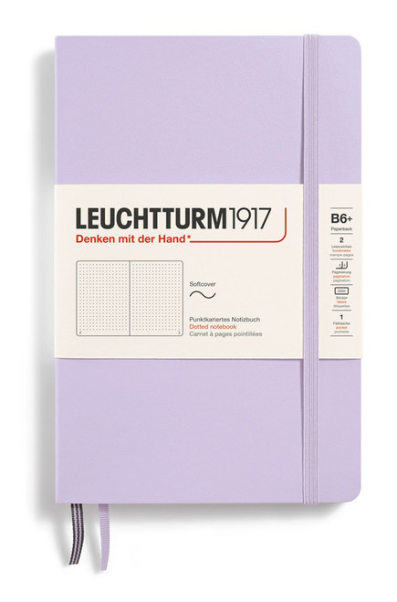 Lilac, dotted, softcover, 123 p