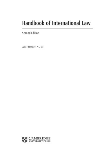 Handbook of International Law