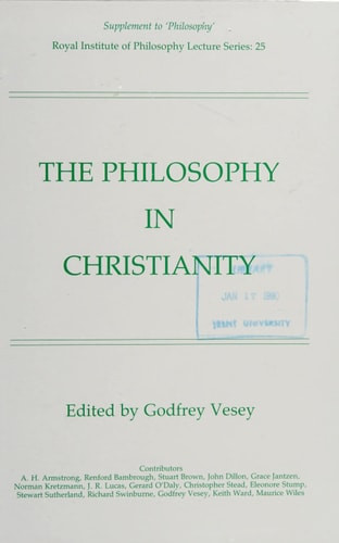 The Philosophy in Christianity