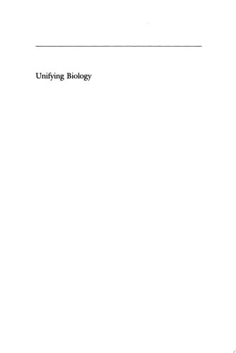Unifying Biology