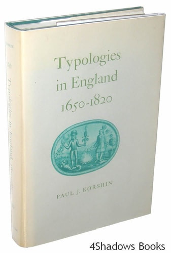 Typologies in England, 1650-1820 | | 9780691064857