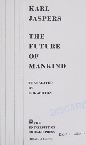 Future of Mankind | | 9780226394862