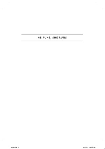 He Runs, She Runs | | 9780691153421