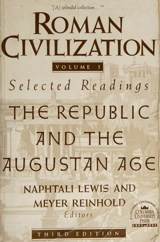 Roman Civilization Vol. 1