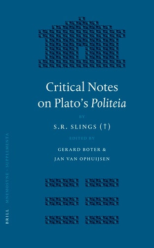 Critical Notes on Plato's Politeia