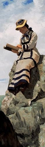 Reading on the Rocks, Grand Manan Bookmark