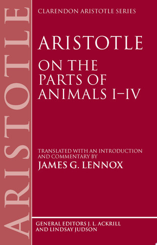 Aristotle: On the Parts of Animals I-IV