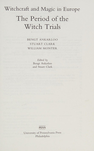 Witchcraft and Magic in Europe, Volume 4