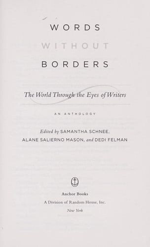 Words Without Borders