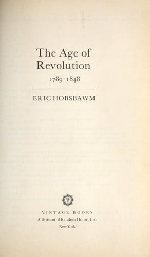 The Age of Revolution: 1749-1848