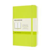 Classic  Notebook, Pocket, Plain, Lemon Green, Soft Cover (3.5 x 5.5)