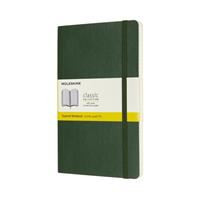 Moleskine Notebook, Large, Squared, Myrtle Green, Soft Cover (5 X 8.25)