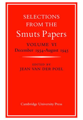Selections from the Smuts Papers