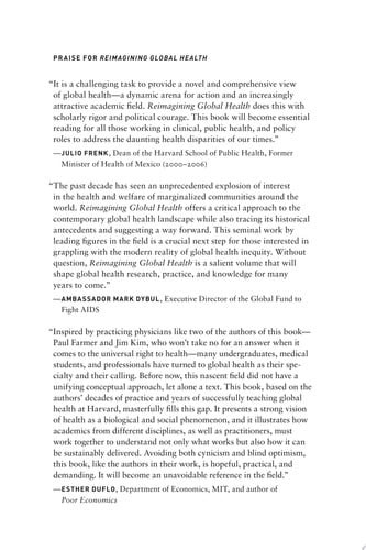 Reimagining Global Health