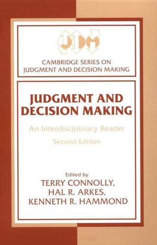 Judgment and Decision Making