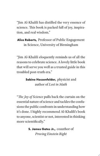 The Joy of Science | | 9780691211572