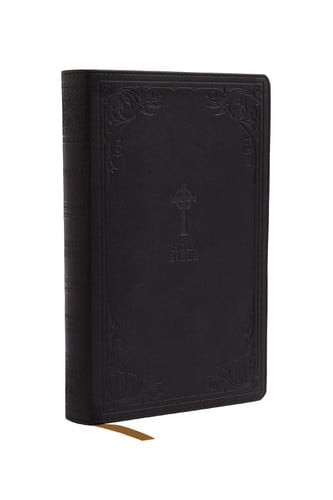 NSRV Catholic Bible, Gift Edition, Leathersoft, Black, Comfort Print