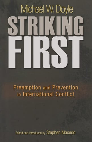 Striking First | | 9780691149967