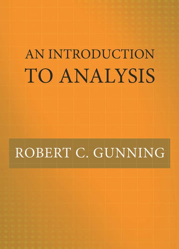 An         Introduction to Analysis