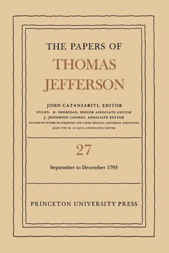The Papers of Thomas Jefferson, Volume 27