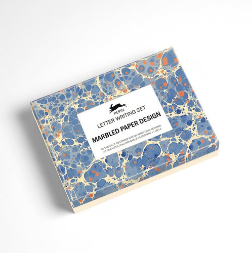 Marbled Paper Design Letter Writing Set/ Briefpapier Set/ Set de Correspondence