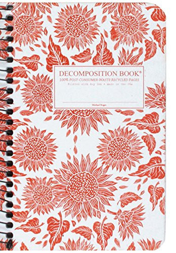 Sunflowers Pocket Coilbound Decomposition Book