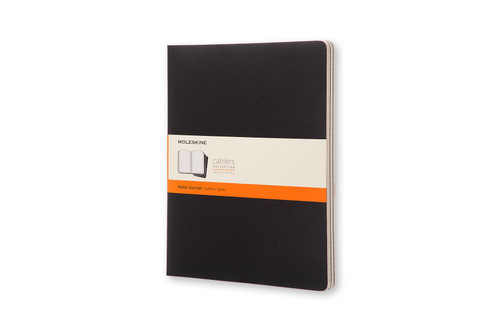Cahier, XXL Ruled Black  