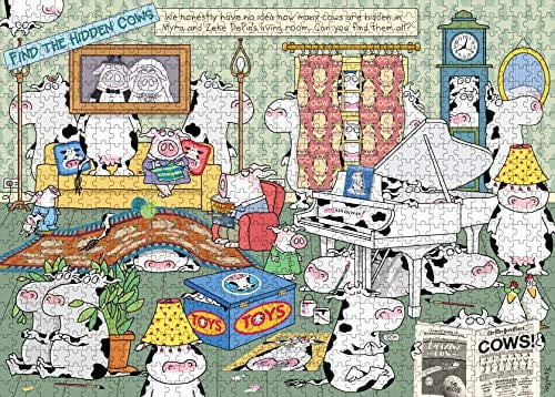 Sandra Boynton: Hidden Cows 1,000-Piece Puzzle (Workman Puzzles)