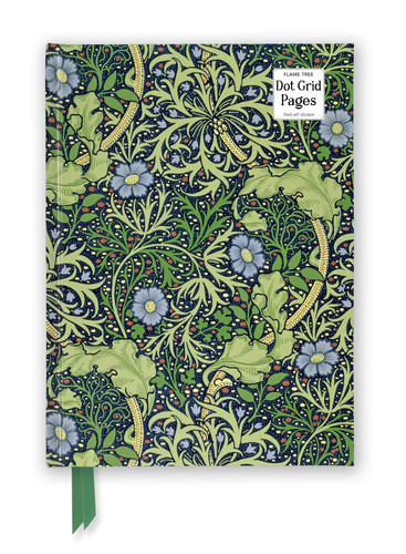 William Morris: Seaweed (Foiled Dot Grid Journal)
