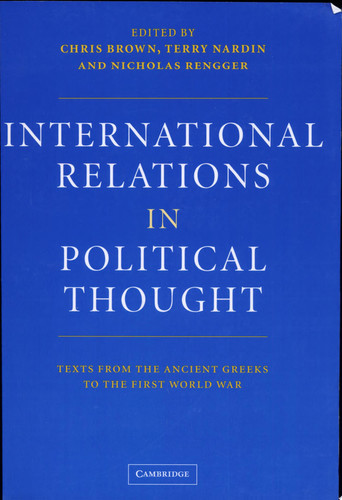International Relations in Political Thought