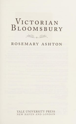 Victorian Bloomsbury