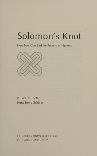 Solomon's Knot | | 9780691147925