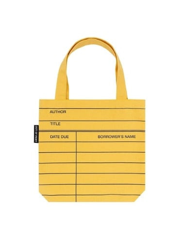 Library Card (Yellow) Kid's Tote Bag