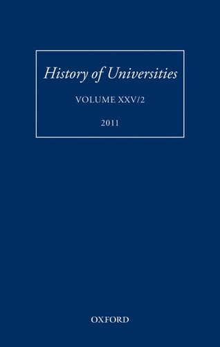 History of Universities | | 9780199694044