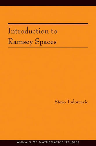 Introduction to Ramsey Spaces | | 9780691145426
