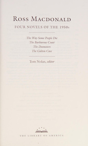 Ross Macdonald: Four Novels of The 1950s (LOA #264)