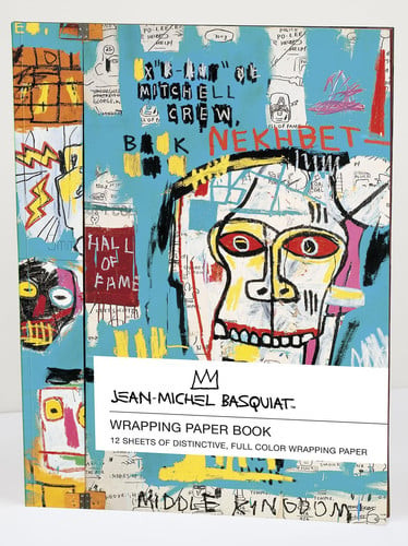 TeNeues - Wrapping Paper Book: Jean-Michel Basquiat, Paperback Book, Folded Perforated Pages, Full Color