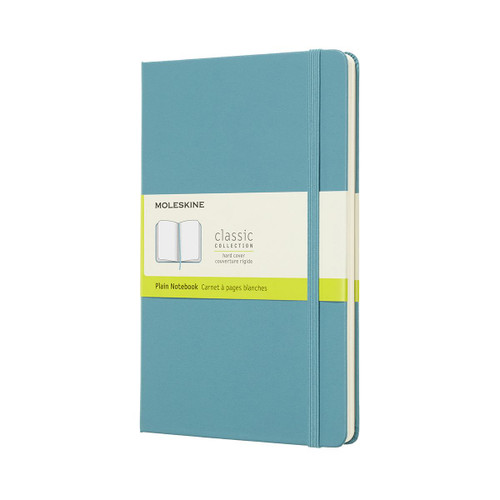 Classic, Large, Plain, Blue Reef, Hard Cover (5 x 8.25)  