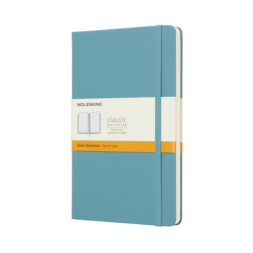 Classic, Large, Ruled, Blue Reef, Hard Cover (5 x 8.25)  