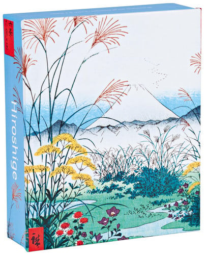 TeNeues - QuickNotes: Seasons by Hiroshige, Notecards with Box, Blank Inside, 20 Full Color Notecards with 20 Envelopes, Gift Box with Magnetic Enclosure, 4 Each of 5 Designs
