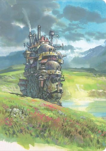 Studio Ghibli® Howl's Moving Castle Journal (Castle by the Lake)