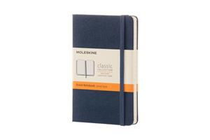 Classic, Pocket, Ruled, Sapphire Blue, Hard Cover (3.5 x 5.5)  