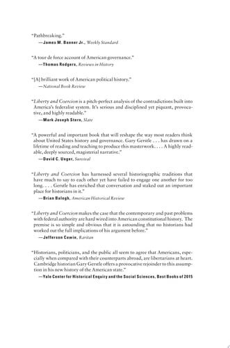 Liberty and Coercion | | 9780691178219
