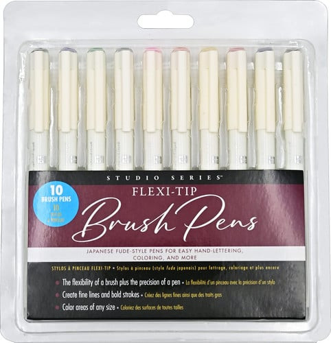 Flexi-Tip Brush Pens (set of 10 colors)