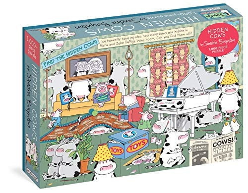 Sandra Boynton: Hidden Cows 1,000-Piece Puzzle (Workman Puzzles)