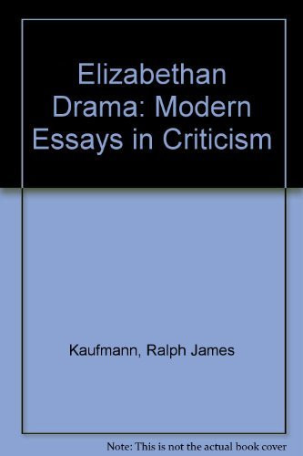Elizabethan Drama