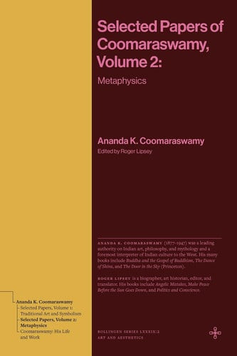 Selected Papers of Coomaraswamy, Volume 2