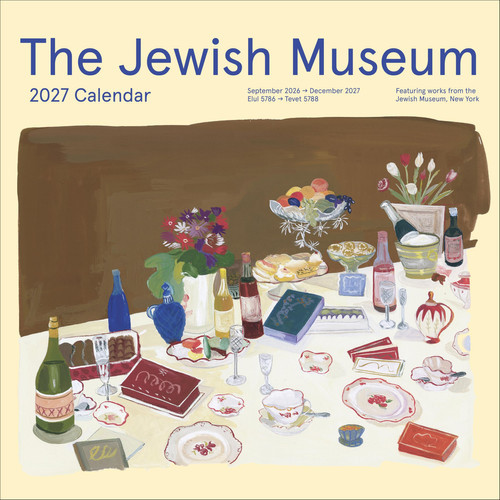 Wall Calendar 2027, The Jewish Museum, 12 Months, Large Grid Design Featuring 12 Artworks